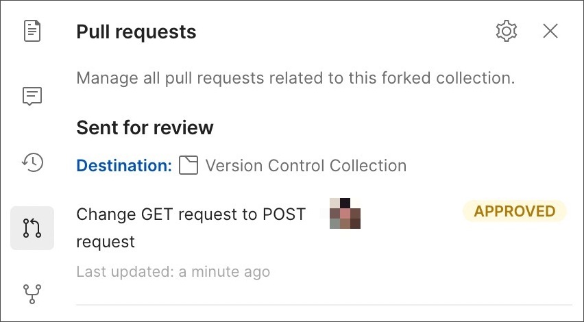 Approved pull request